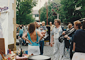 Leineweberfest Bielefeld Kunstaktion 1987-Sikrit Berger-8